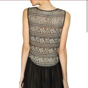 ♥️SALE♥️a’ Reve Sleeveless Black Semi-Sheer Dress